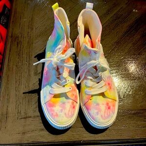 Cat & Jack Multicolor Tie-Dye Kids Sneakers